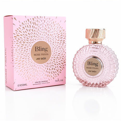 BLING ROSE PEARL MIRADA – Eau de Parfum | Aroma Floral-Fruital y Sofisticado | 100 ml