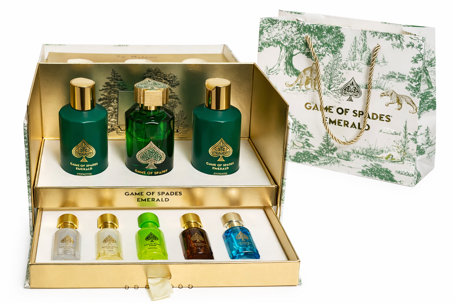 Game of Spades Emerald – Luxury Gift Set | Jo Milano Paris | 350 ml